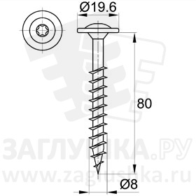 SPAX8x80