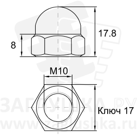 DIN1587-M10